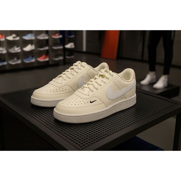 Nike Shoes - Nike Court Vision Low Womens 6 White Ivory Sneakers New in Box Casual AF1 Style